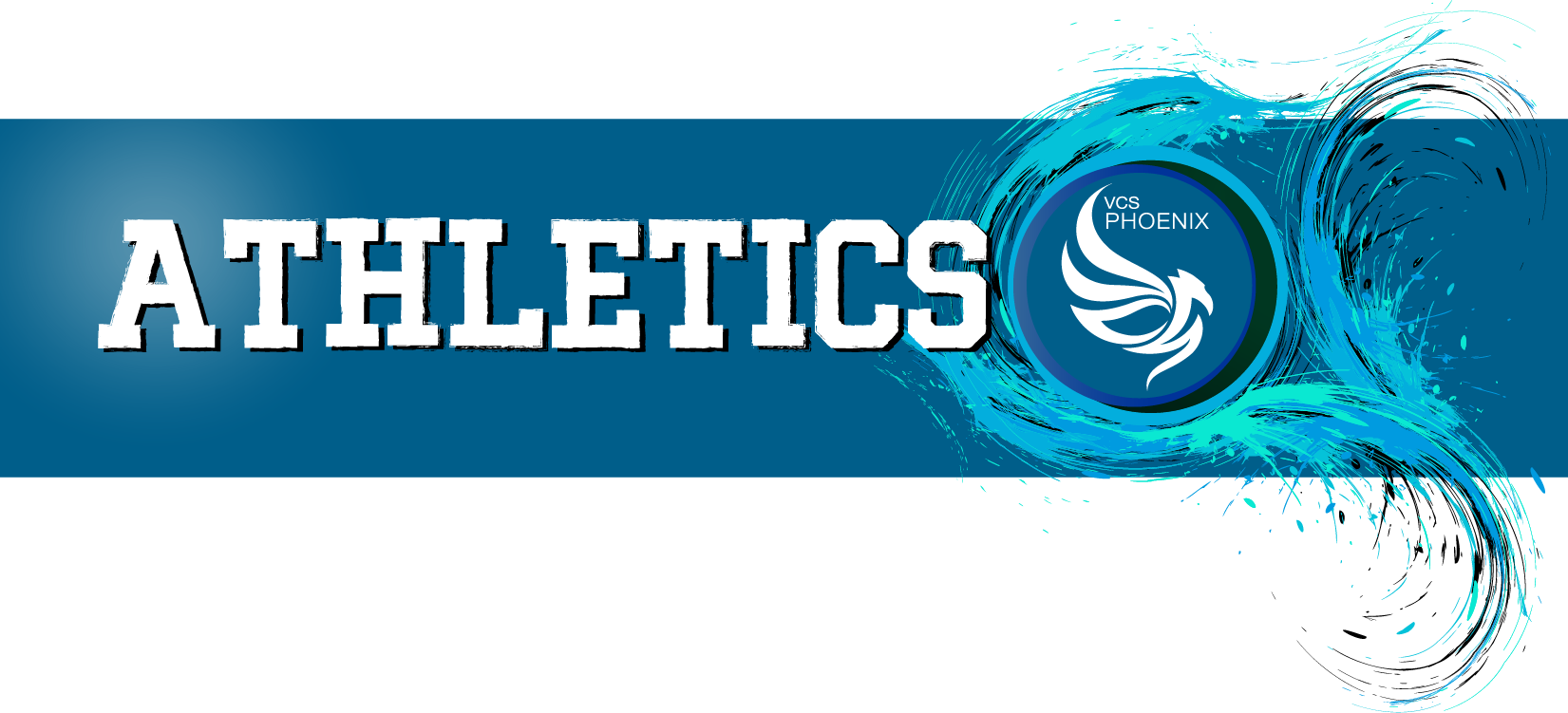 Athletics Banner with VCS Phoenix Logo